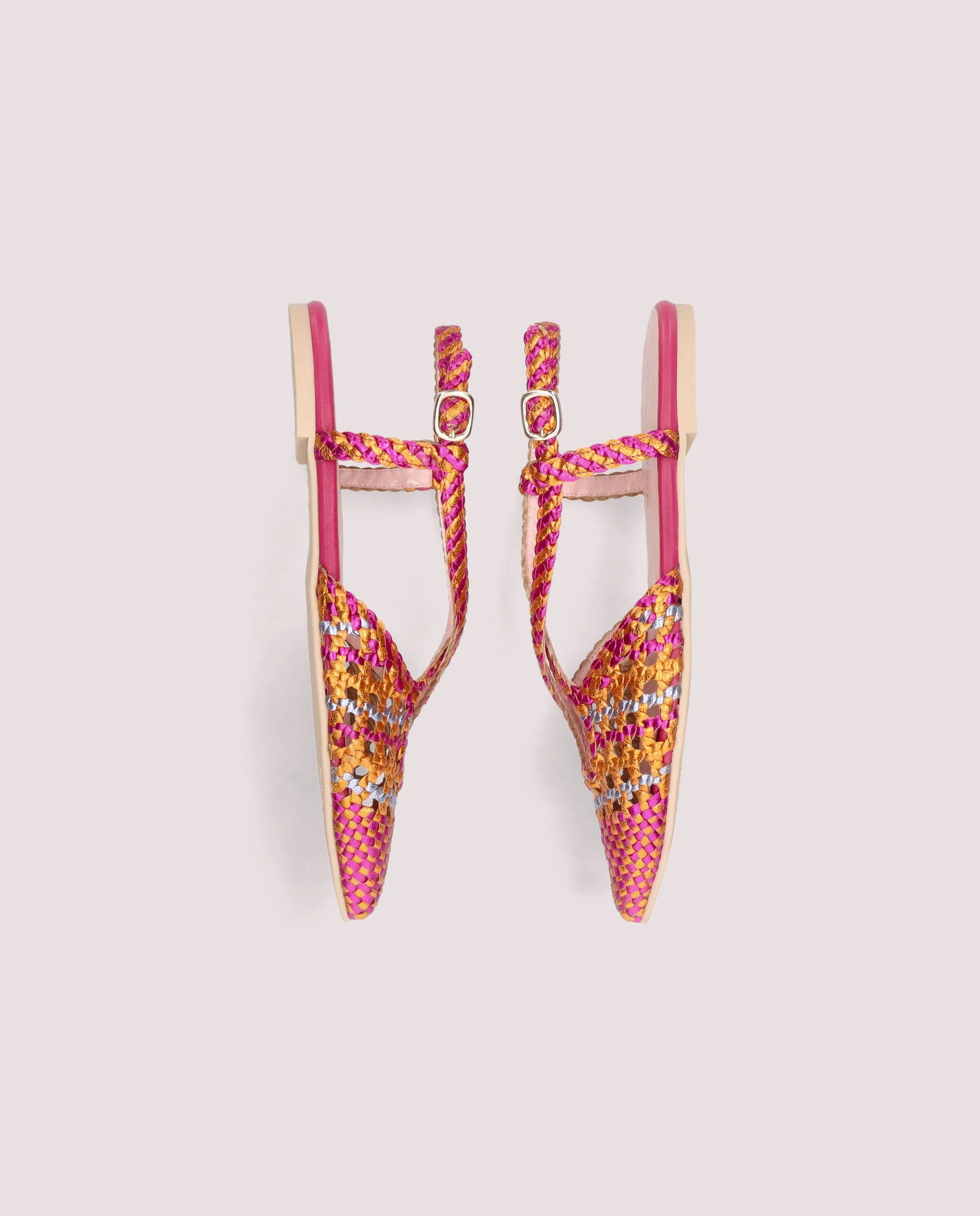 Bailarinas Ella Multicolores Pieles metalizadas - Image 6