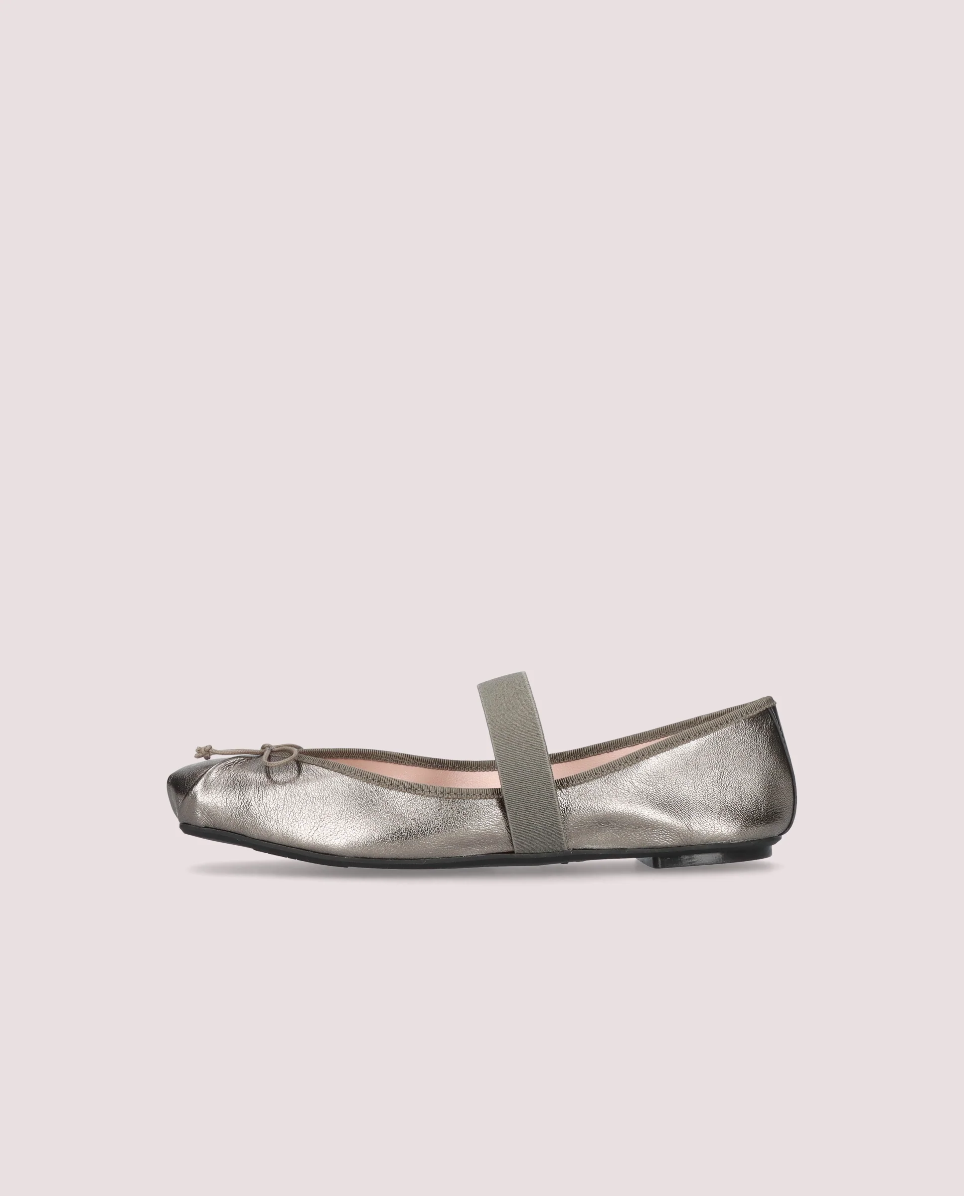 Bailarinas Kristen Grises Pieles metalizadas - Image 3