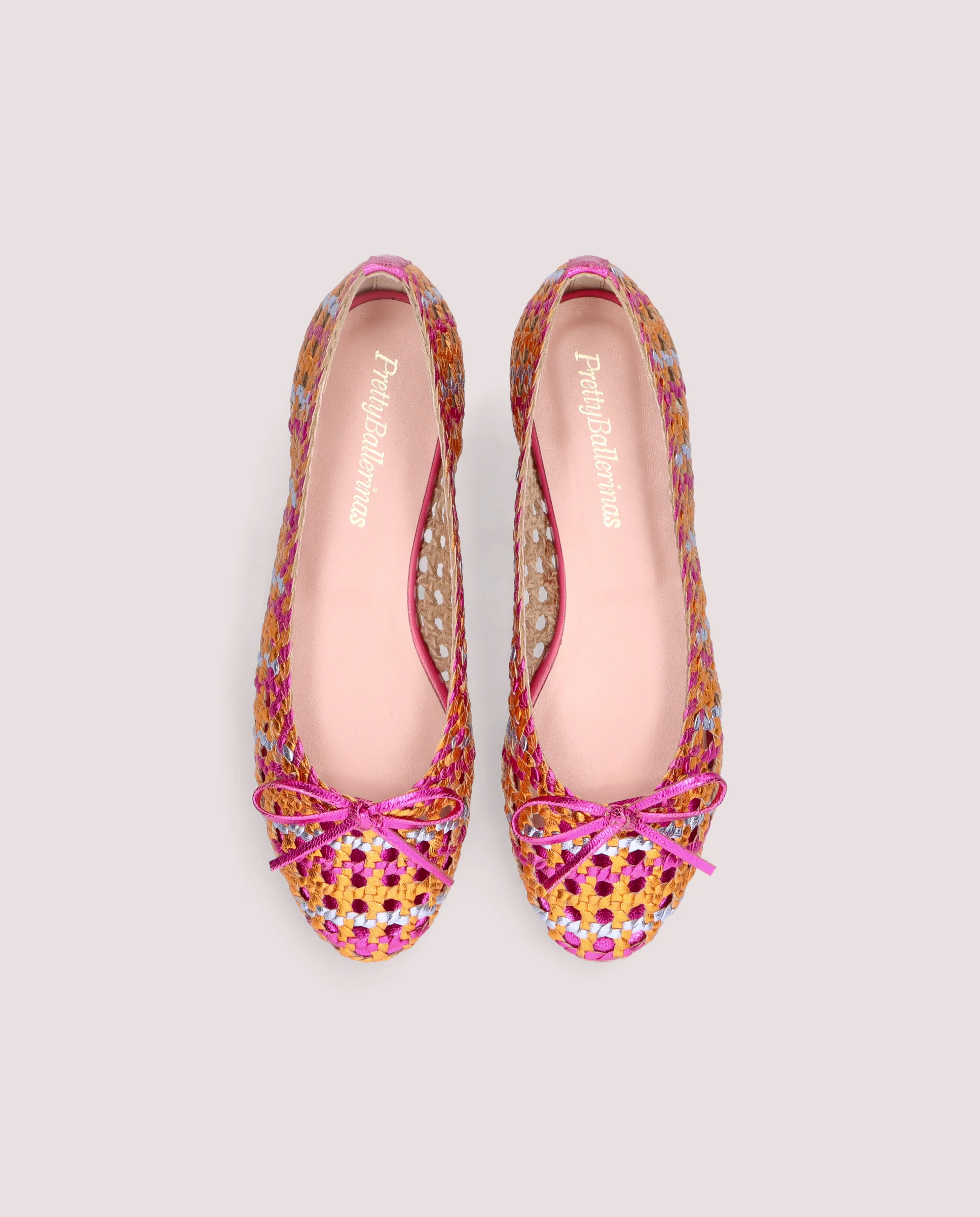 Bailarinas Nicole Multicolores Pieles metalizadas - Image 3