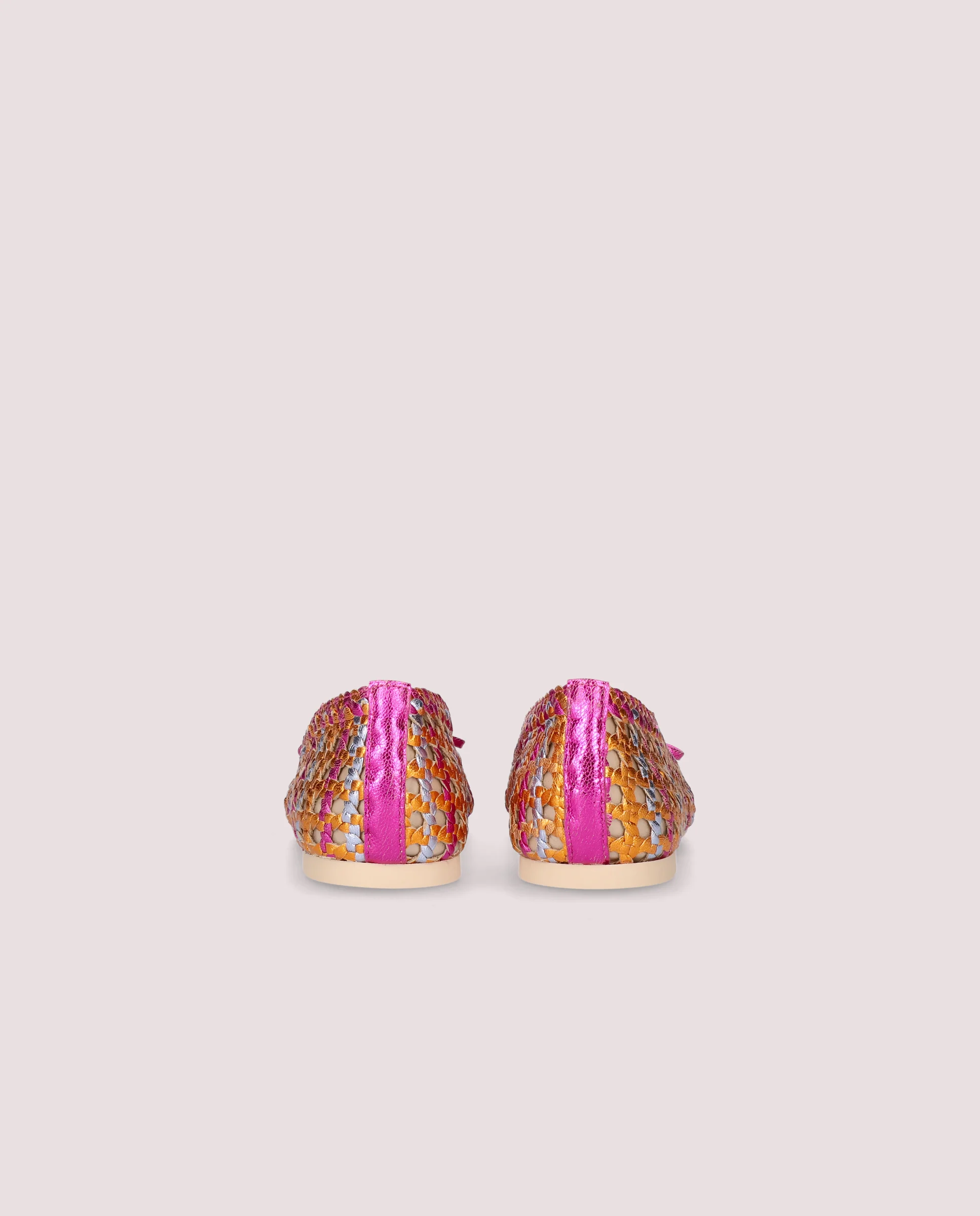 Bailarinas Nicole Multicolores Pieles metalizadas - Image 5