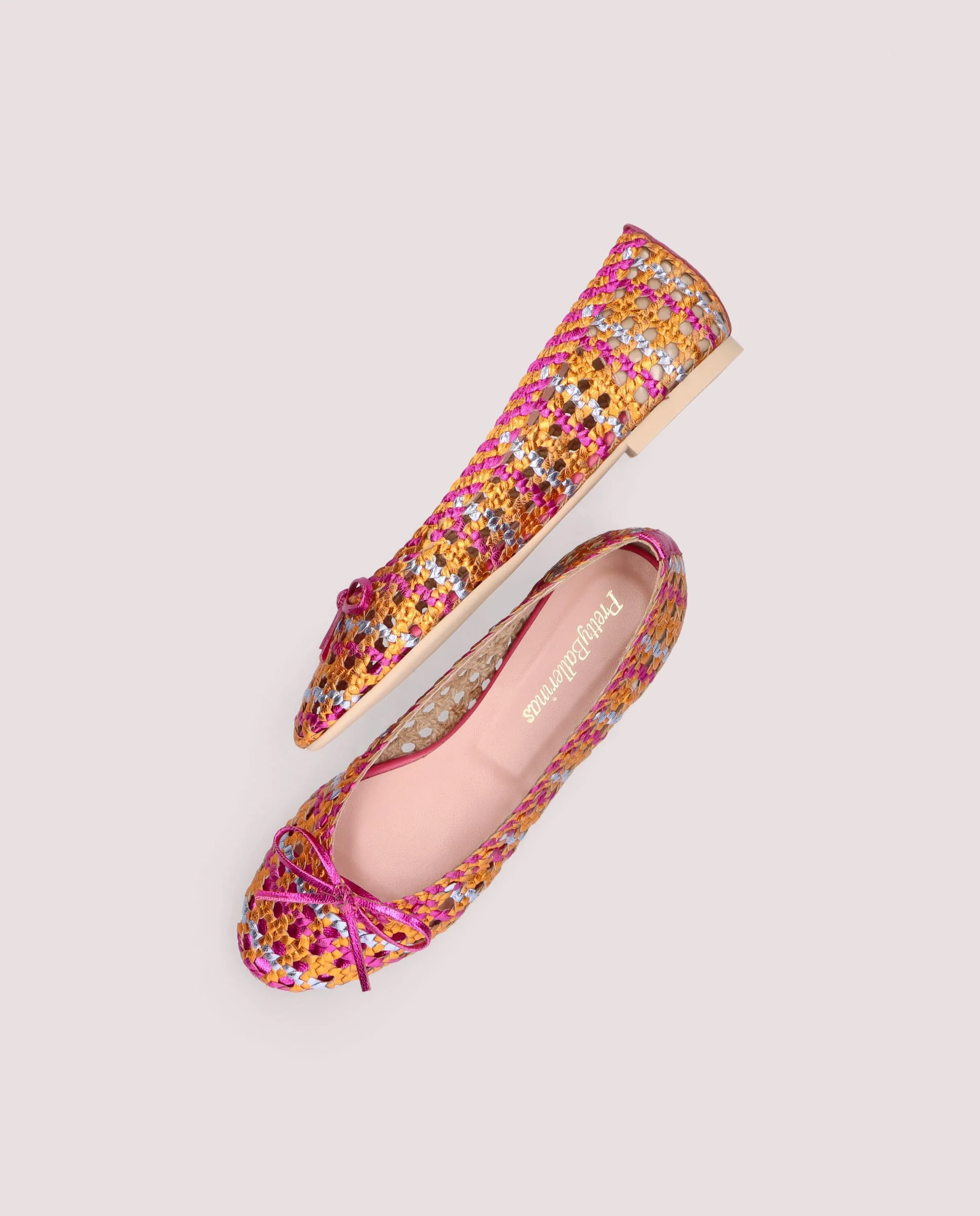 Bailarinas Nicole Multicolores Pieles metalizadas - Image 6