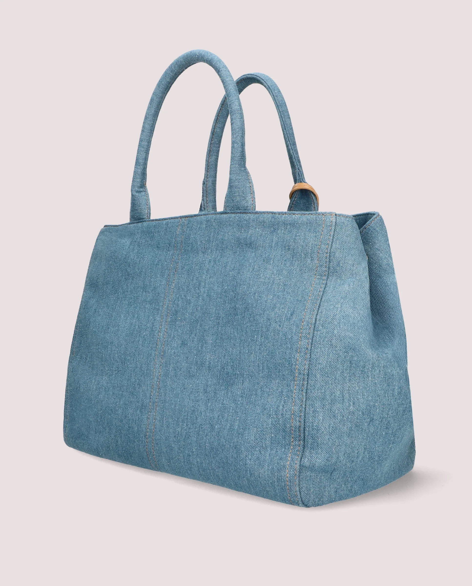 Bolsos Bags Azules Tejidos - Image 3