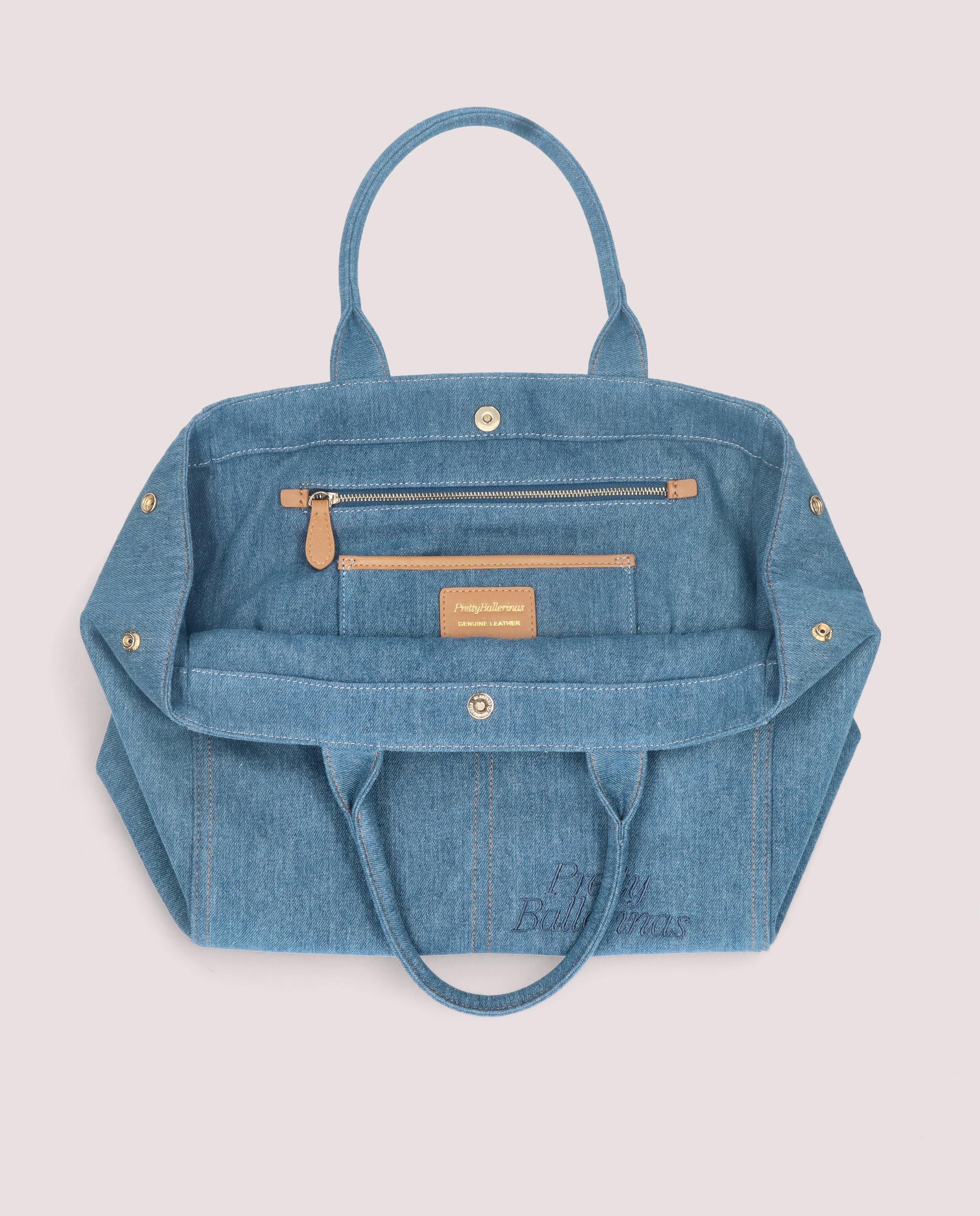 Bolsos Bags Azules Tejidos - Image 4