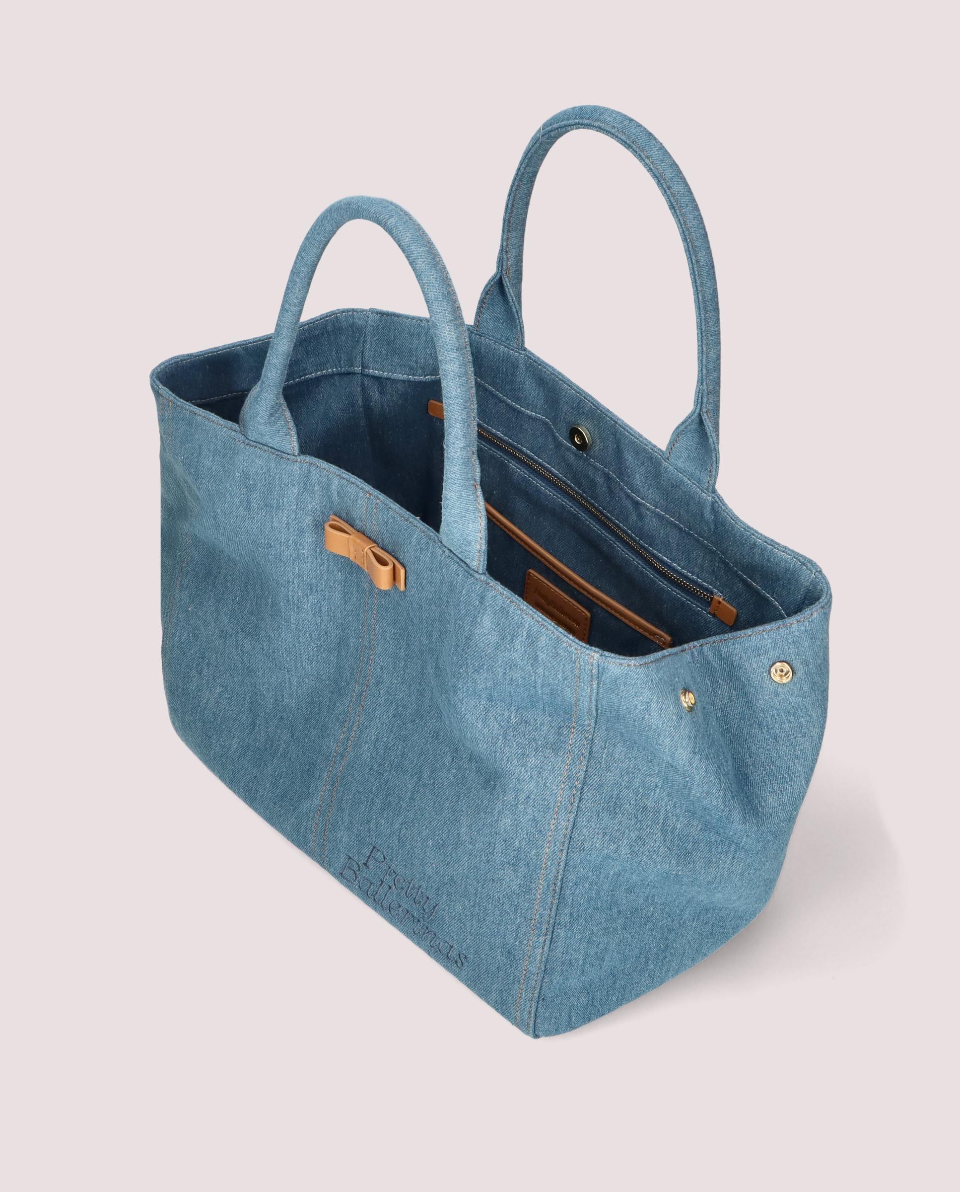 Bolsos Bags Azules Tejidos - Image 5
