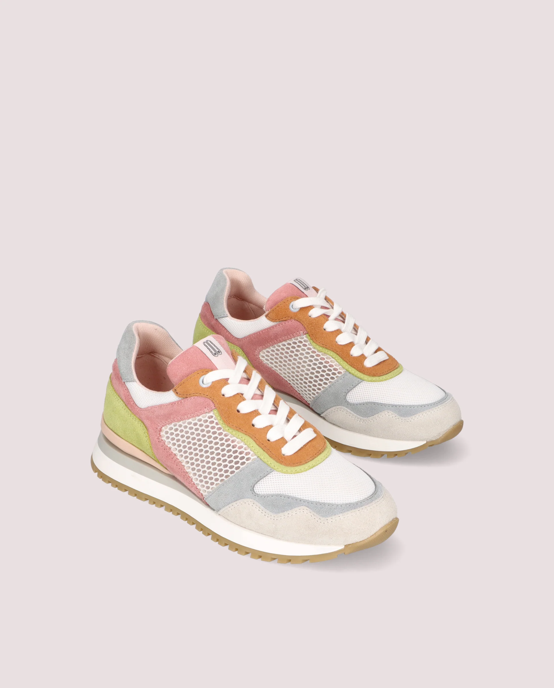 Deportivos Nina Multicolores Ante