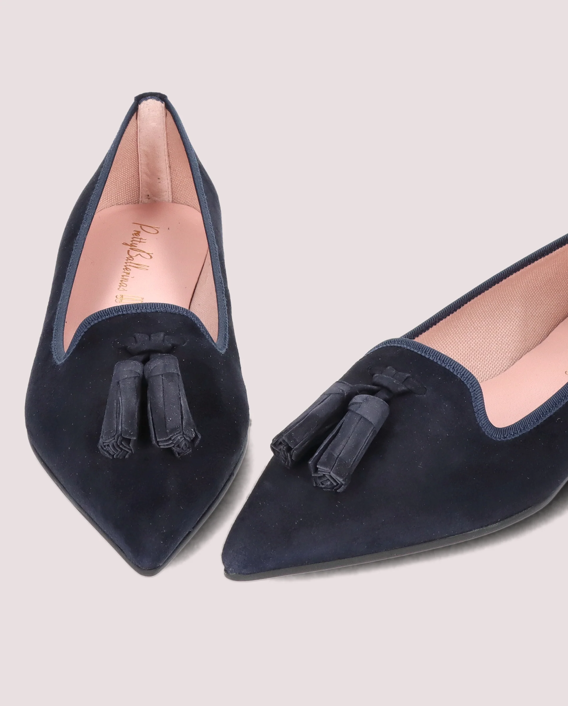 Loafers Ella Azules Ante - Image 4