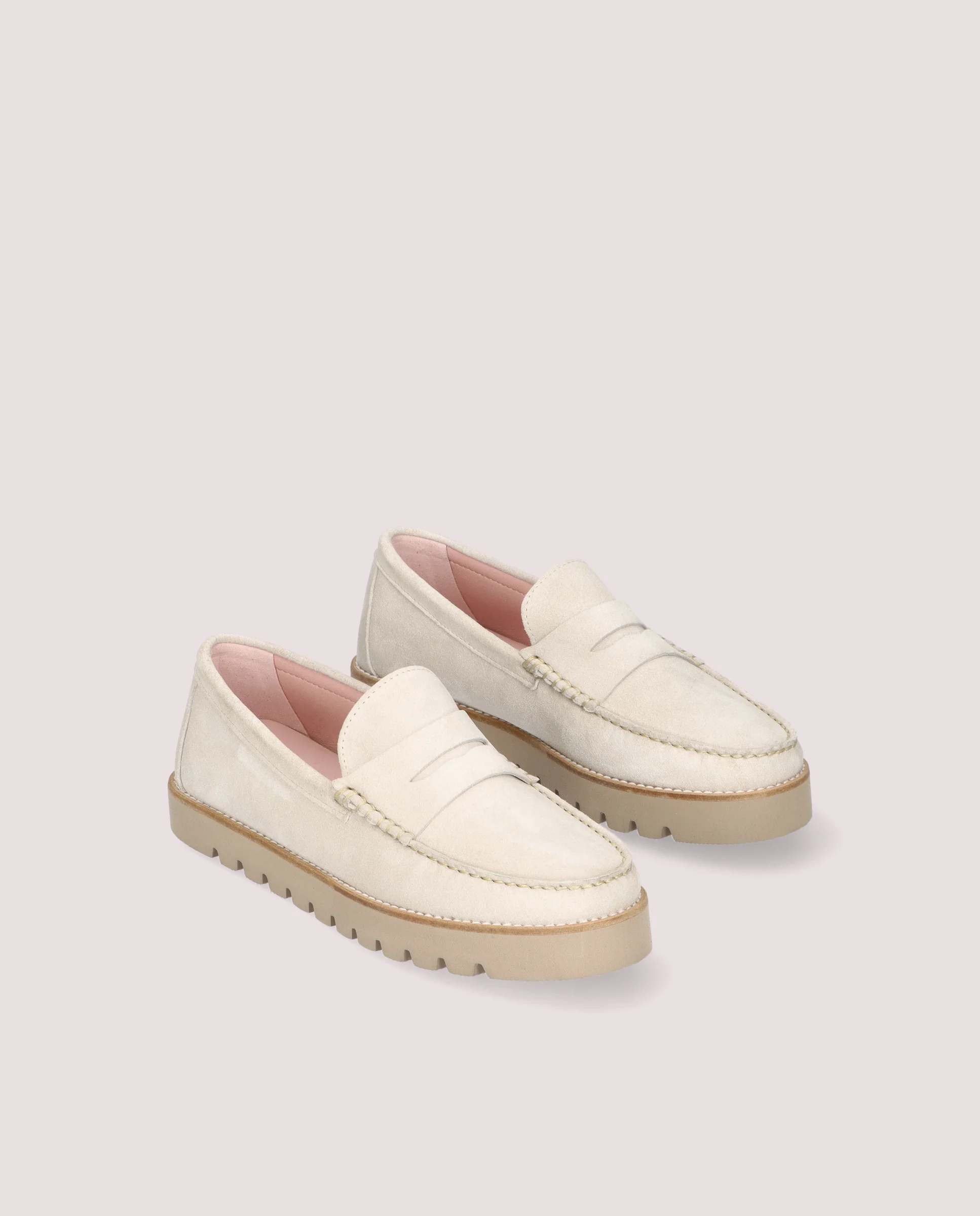 Mocasines Josephine Grises Piel
