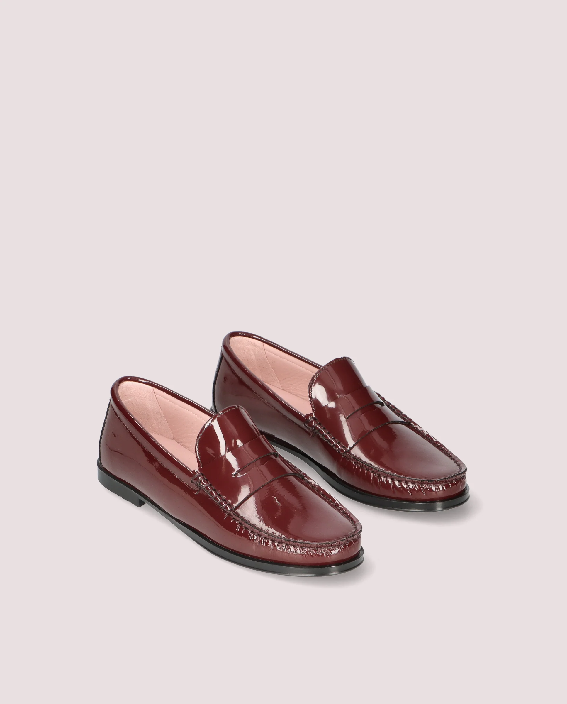 Mocasines Josephine Rojos Charol