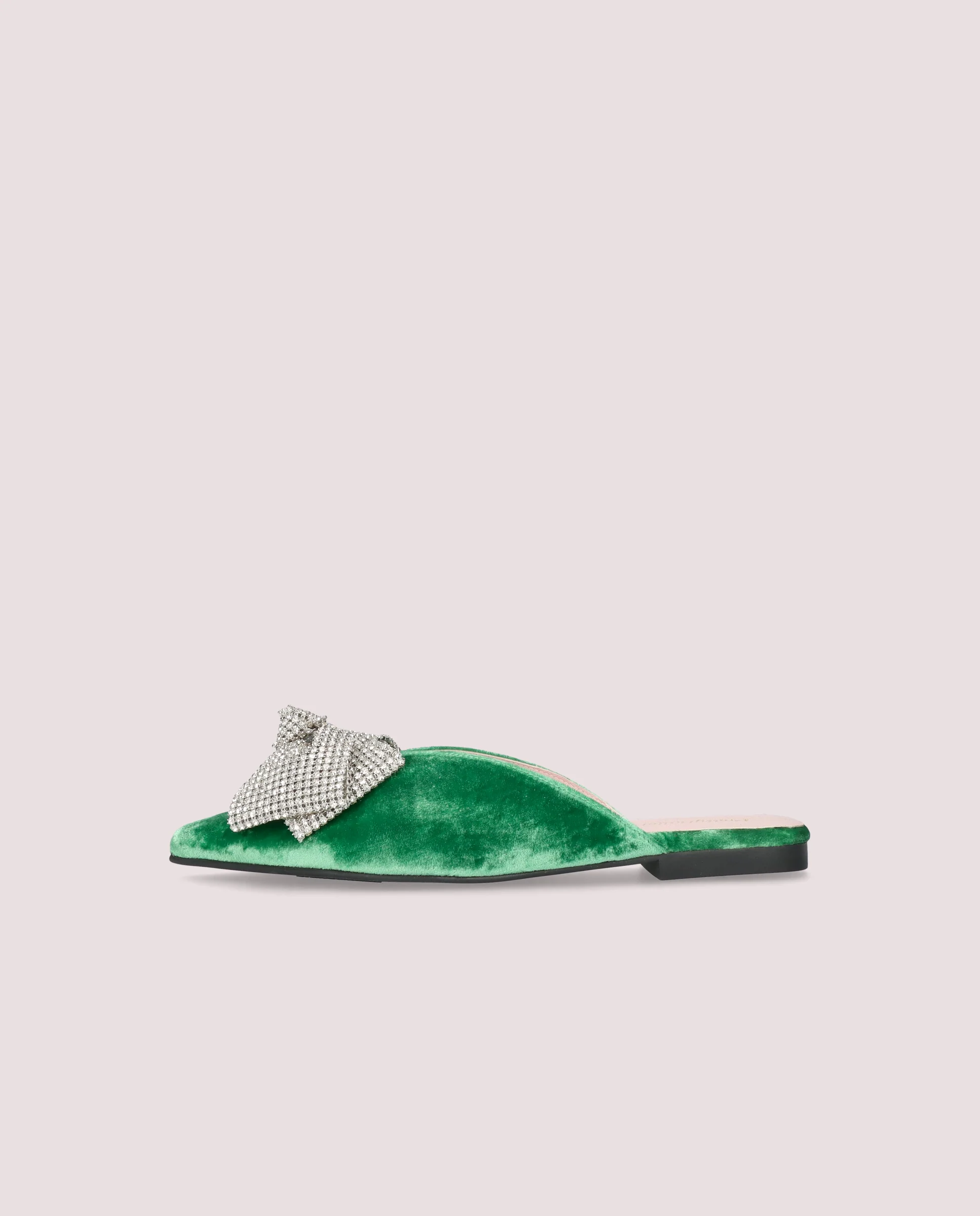 Mules Yvette Verdes Tejidos - Image 3