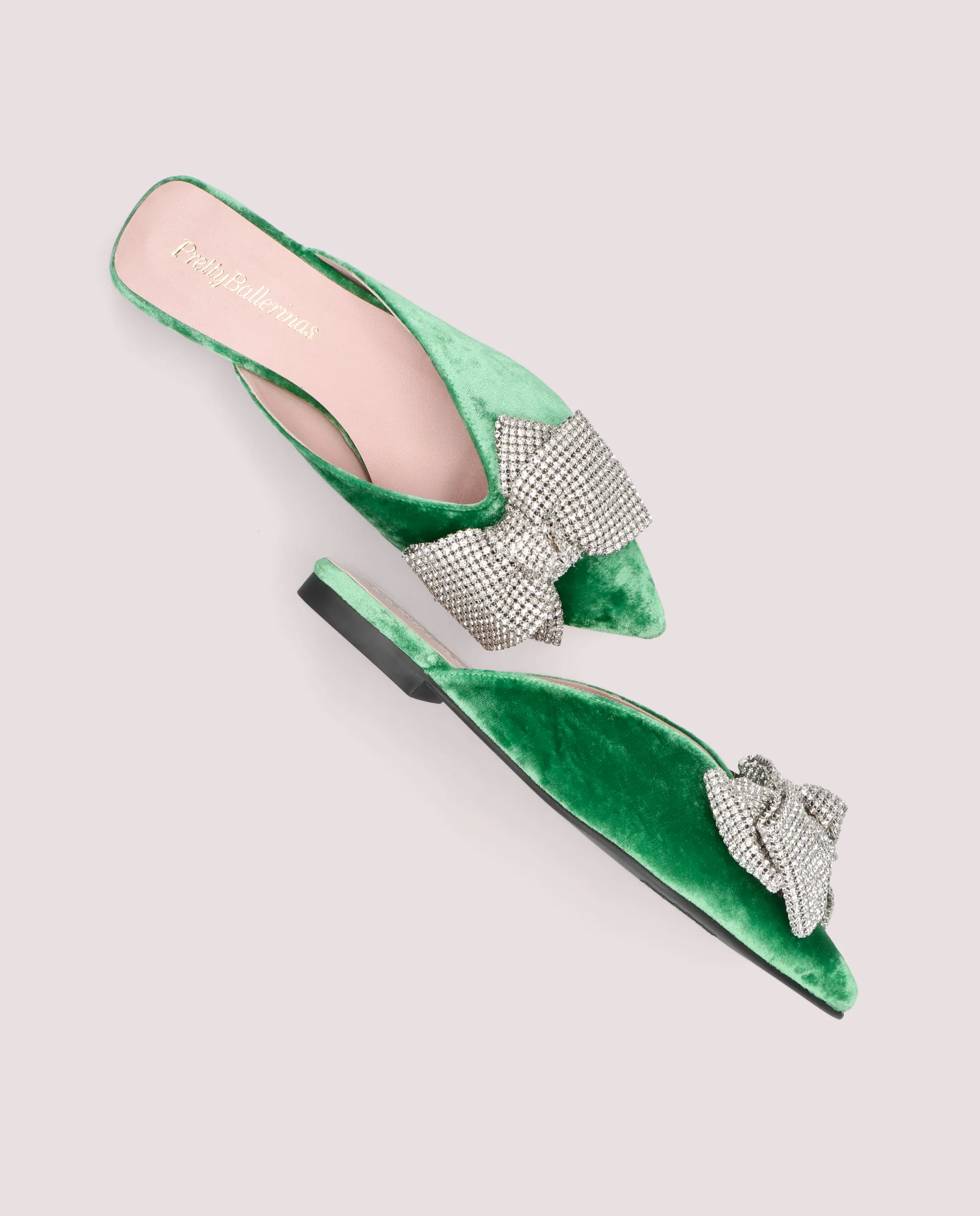 Mules Yvette Verdes Tejidos - Image 4