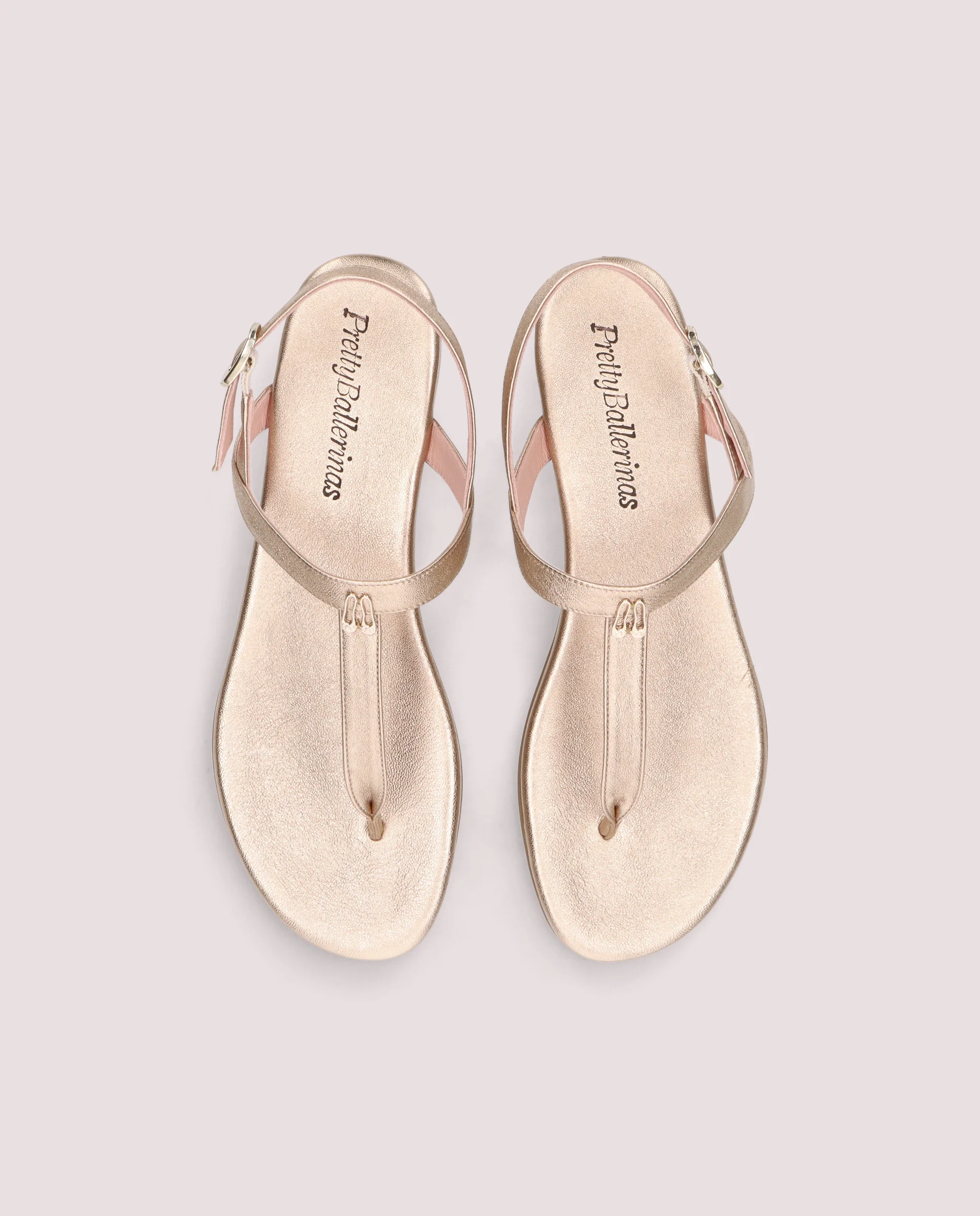 Sandalias Judy Dorados Pieles metalizadas - Image 2