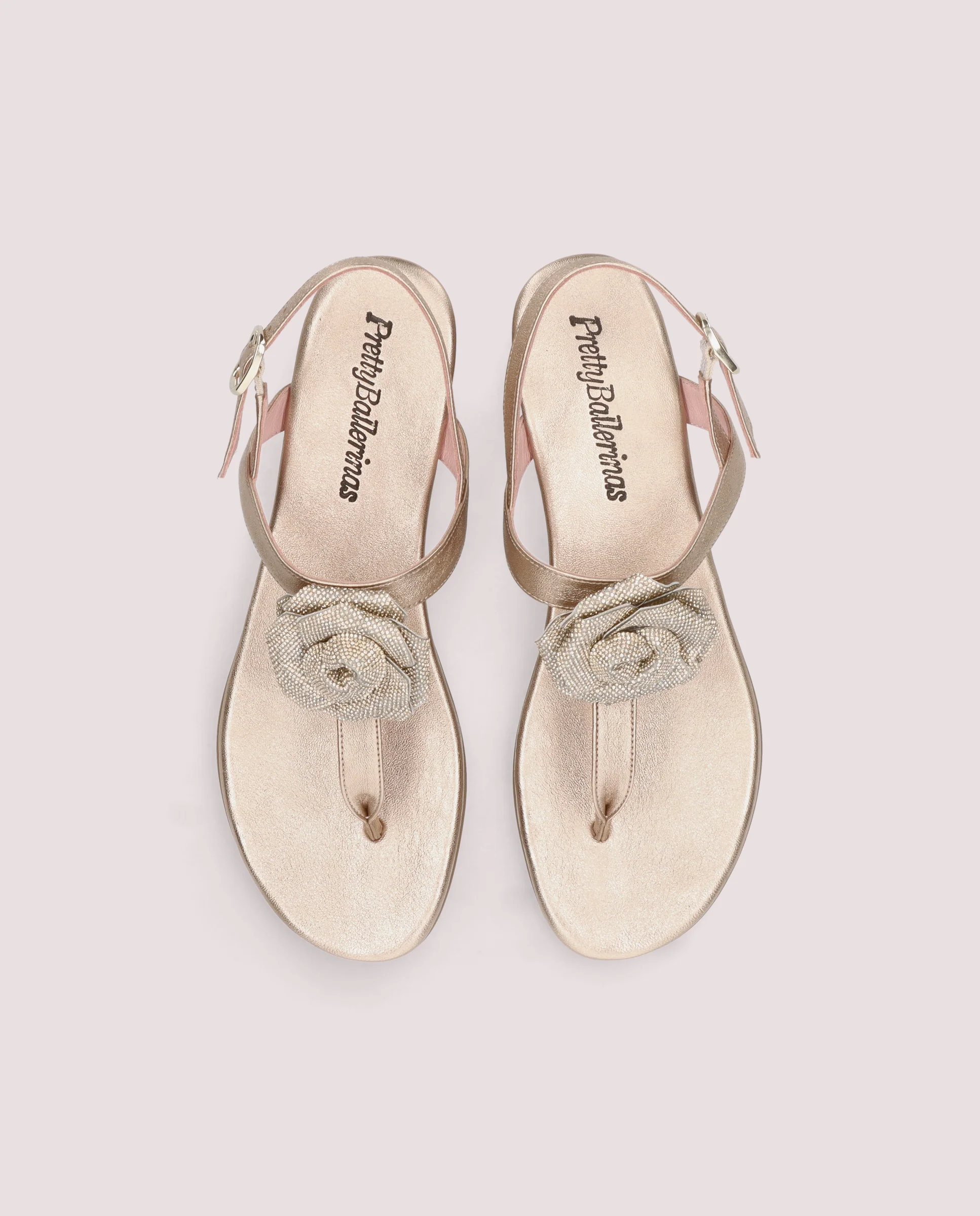 Sandalias Judy Dorados Pieles metalizadas - Image 3