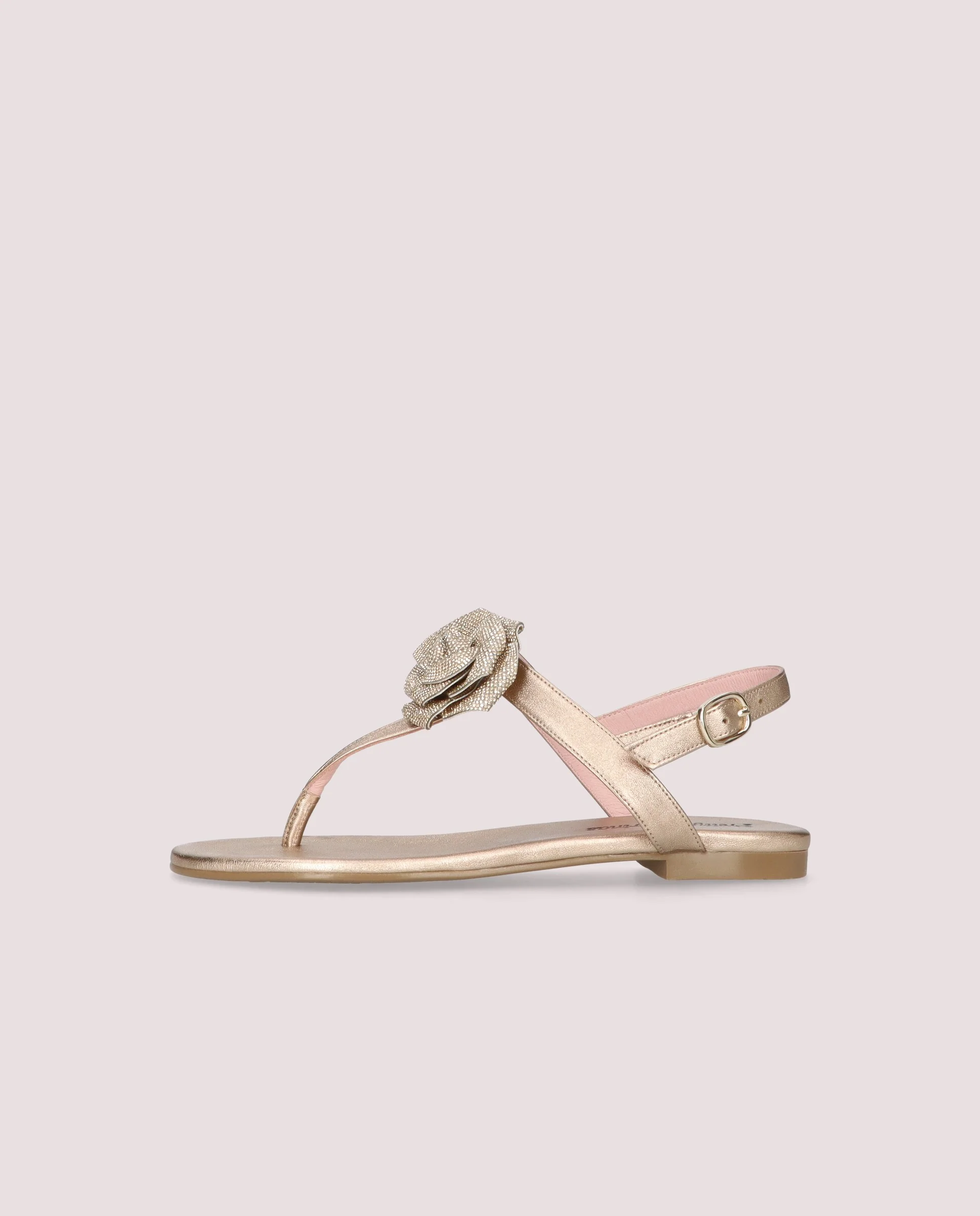 Sandalias Judy Dorados Pieles metalizadas - Image 4