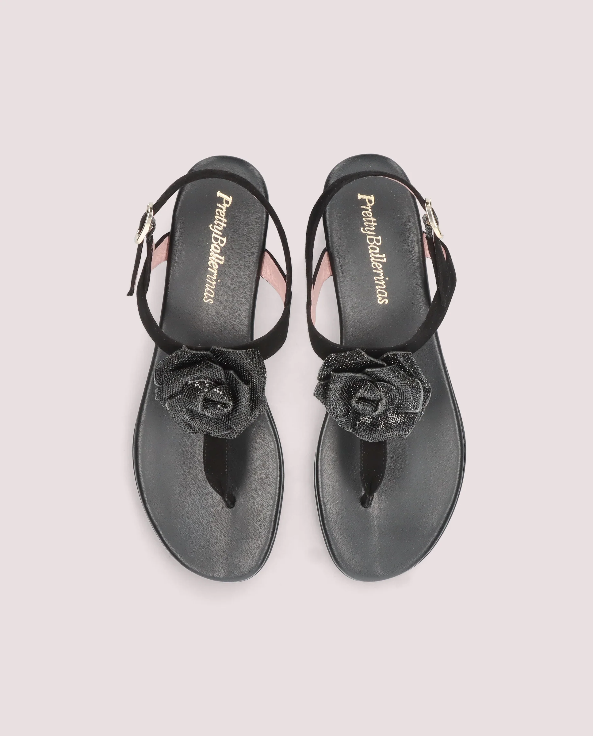 Sandalias Judy Negros Ante - Image 2
